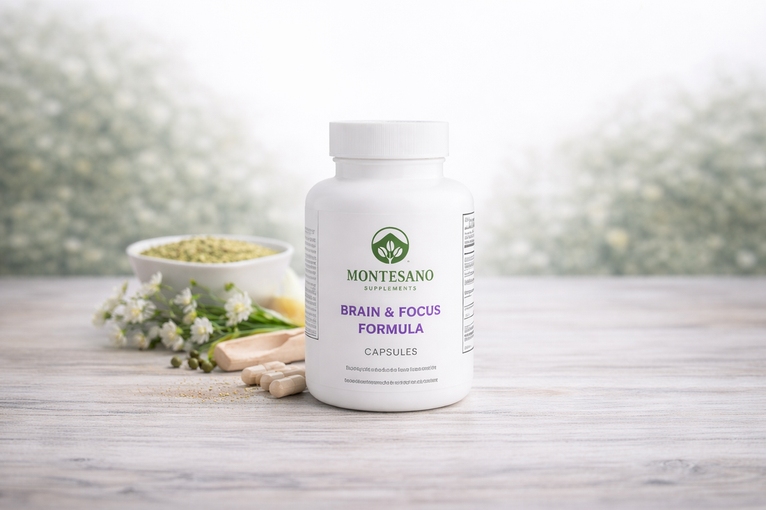 Brain & Focus Formula: Daily Support for Mental Clarity and Cognitive Performance